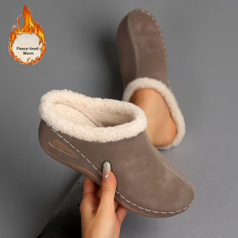 Evelyn – Mocasines Slip-On con Forro de Felpa para Mujer