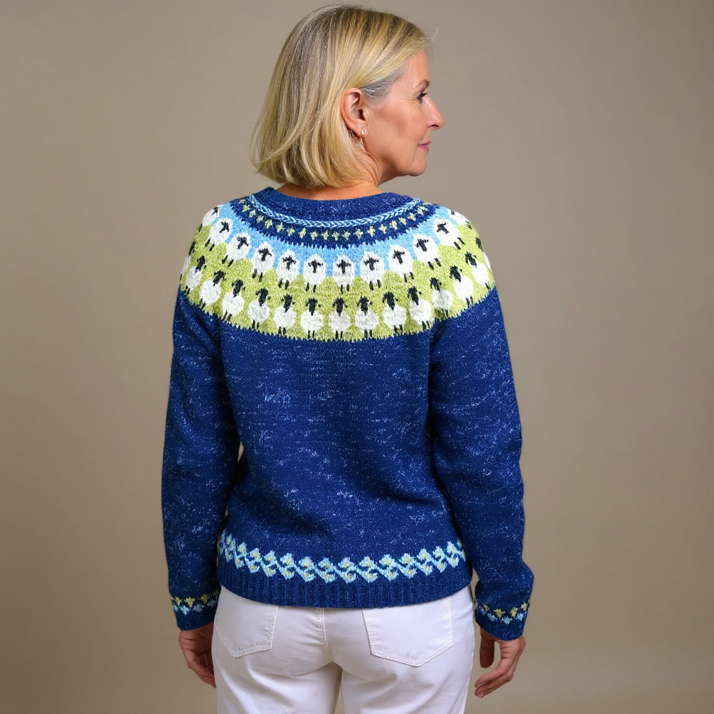 Chaqueta de Punto Vintage Islandesa Kaylyn