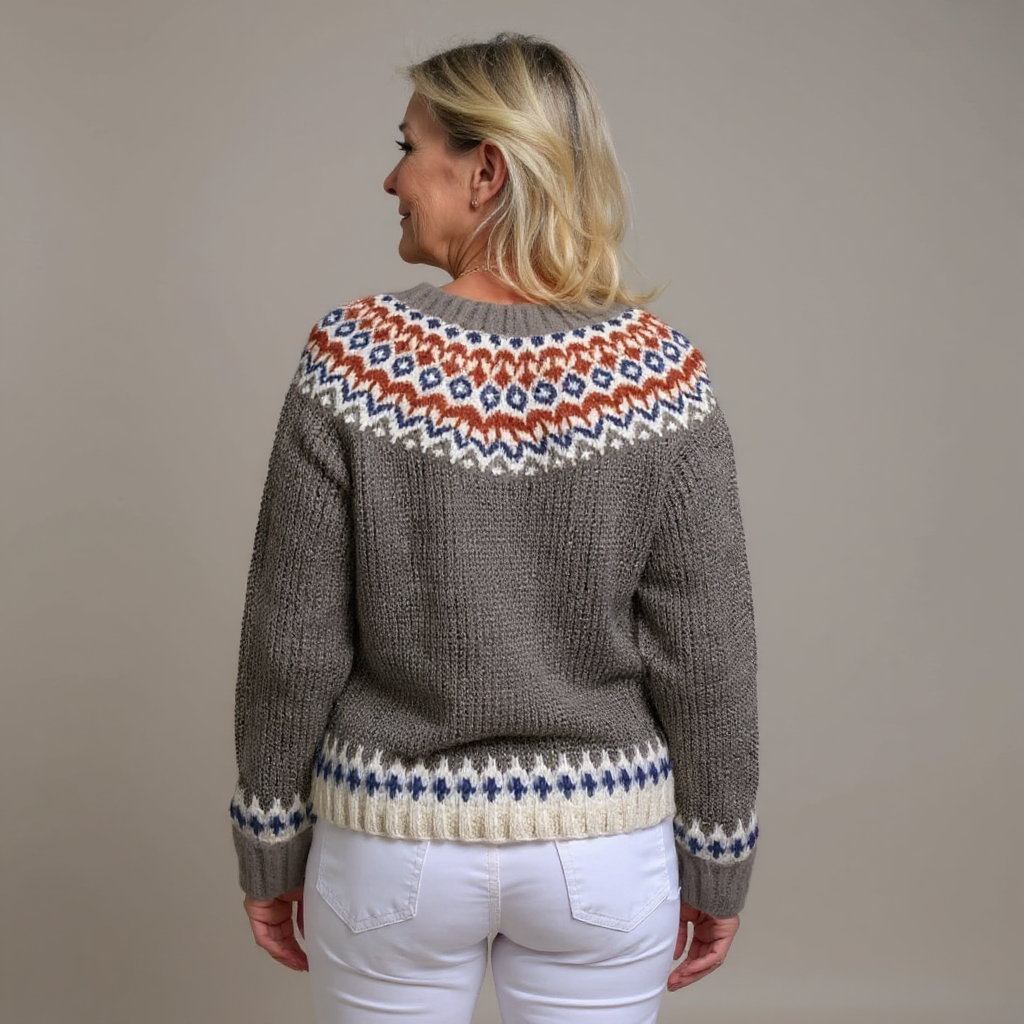Chaqueta de Punto Vintage Islandesa Wilma