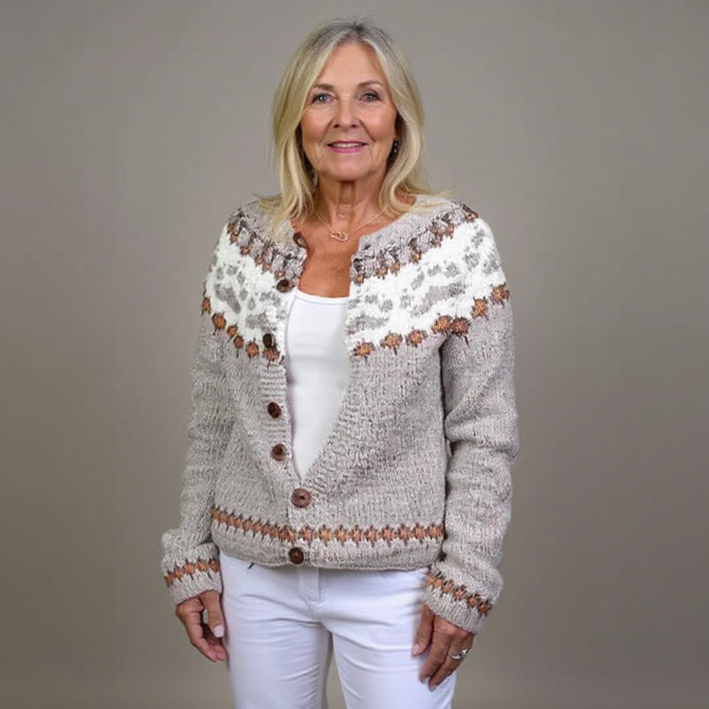 Chaqueta de Punto Vintage Islandesa Karlotta