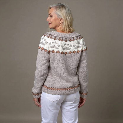 Chaqueta de Punto Vintage Islandesa Karlotta