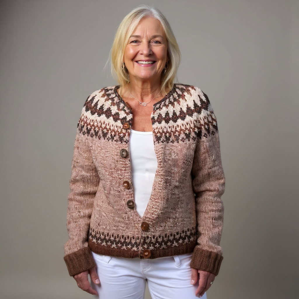Chaqueta de Punto Vintage Islandesa Antonia