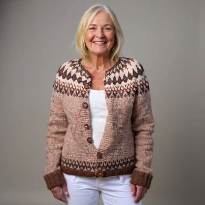 Chaqueta de Punto Vintage Islandesa Antonia