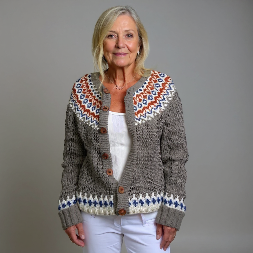 Chaqueta de Punto Vintage Islandesa Wilma