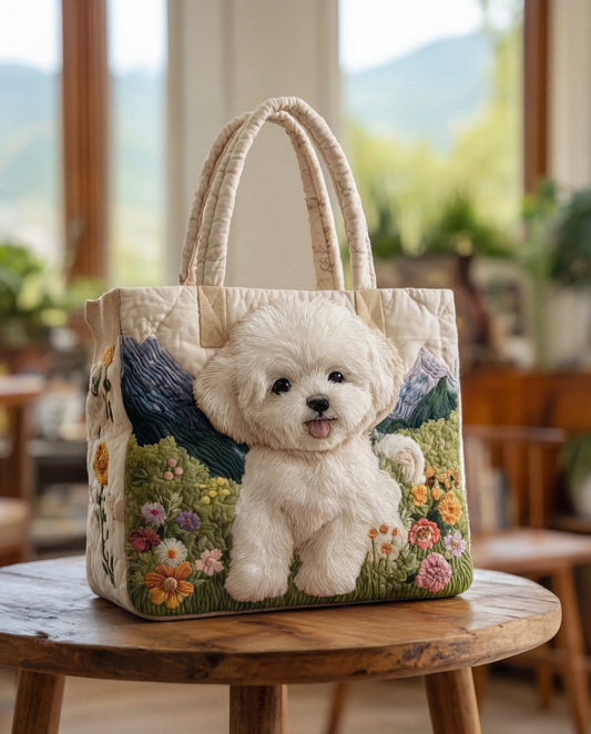 Bolso acolchado artesanal Perro Encantado