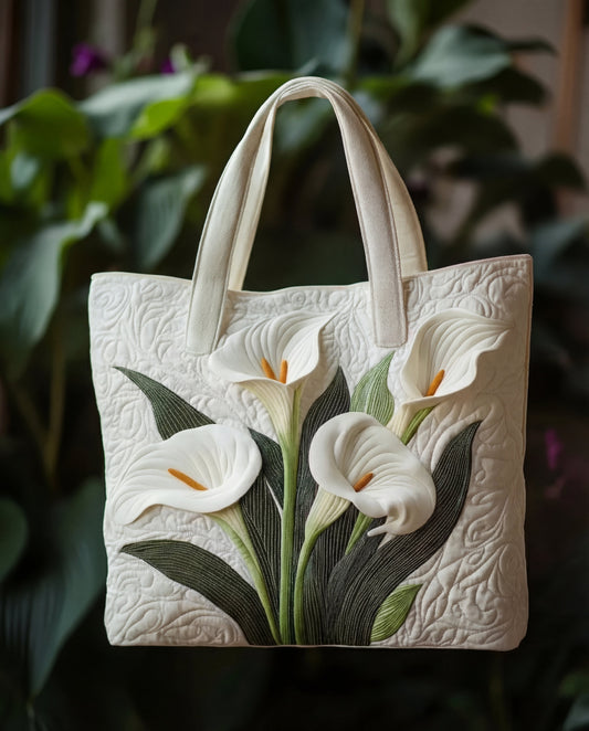Bolso acolchado artesanal Concha Blanca
