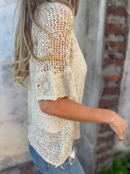 Ivonie  Elegante Top Texturizado