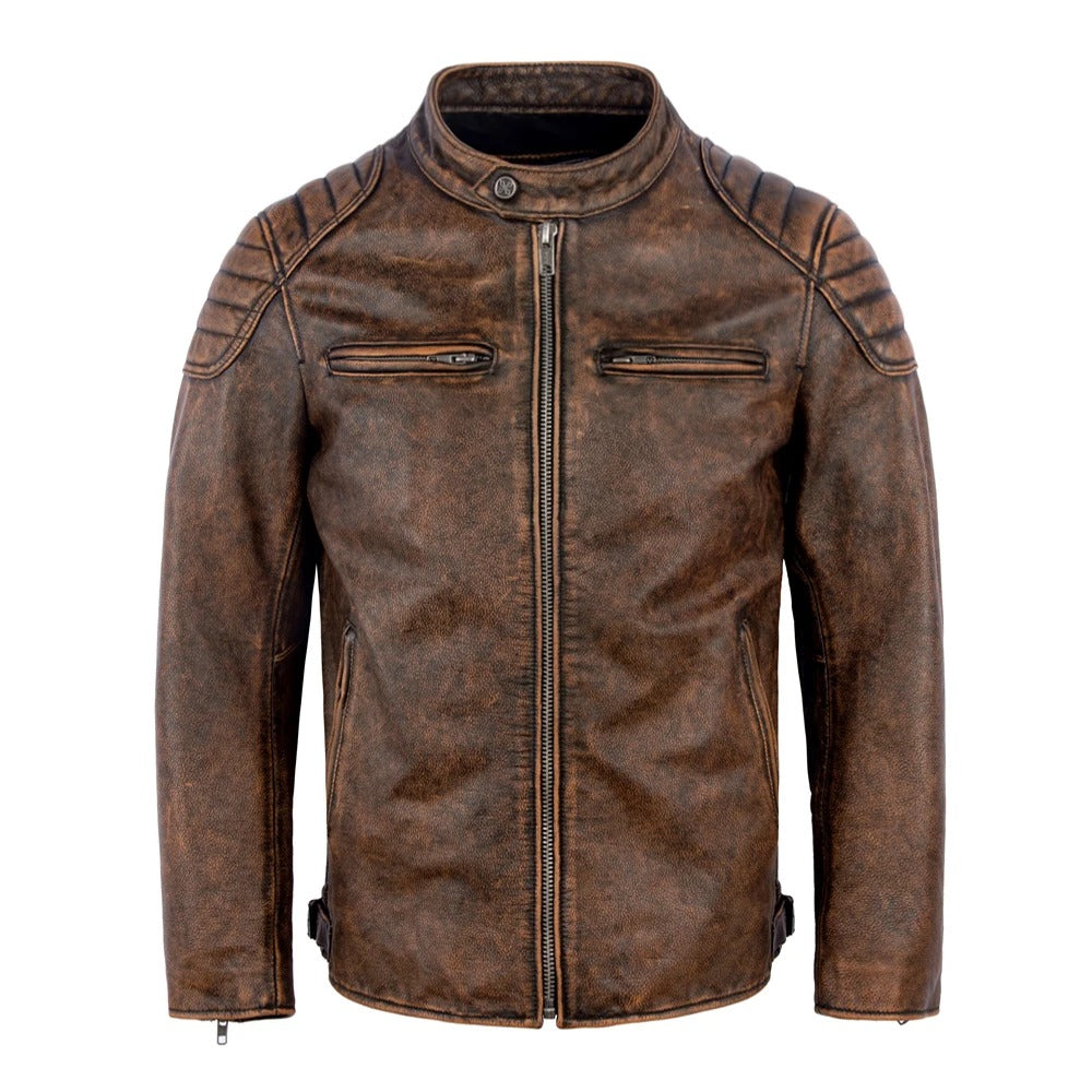 Marco – Chaqueta vintage de cuero con carácter eterno