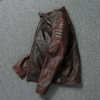 Marco – Chaqueta vintage de cuero con carácter eterno