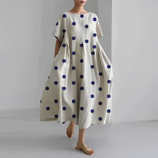 Vestido estampado holgado Ronja
