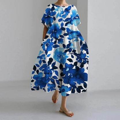 Vestido estampado holgado Ronja