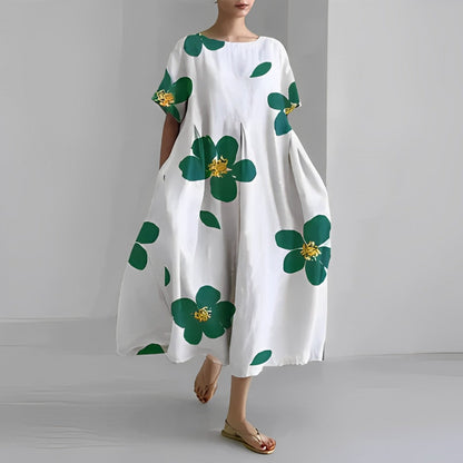 Vestido estampado holgado Ronja