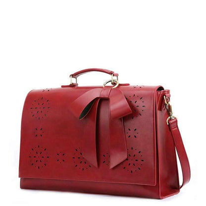 Mochila de Hombro Bernadette con Lazos Elegantes