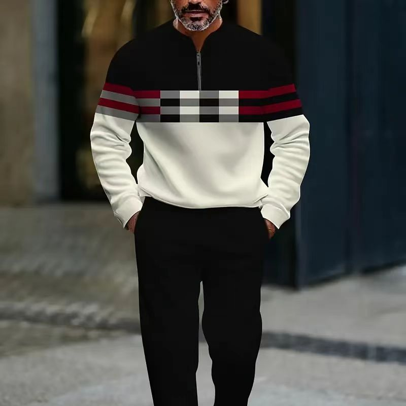 Thiago | Conjunto de Suéter Gráfico y Pantalón