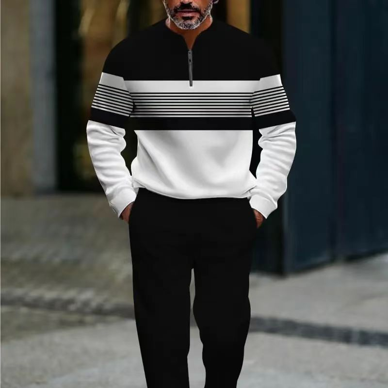 Thiago | Conjunto de Suéter Gráfico y Pantalón