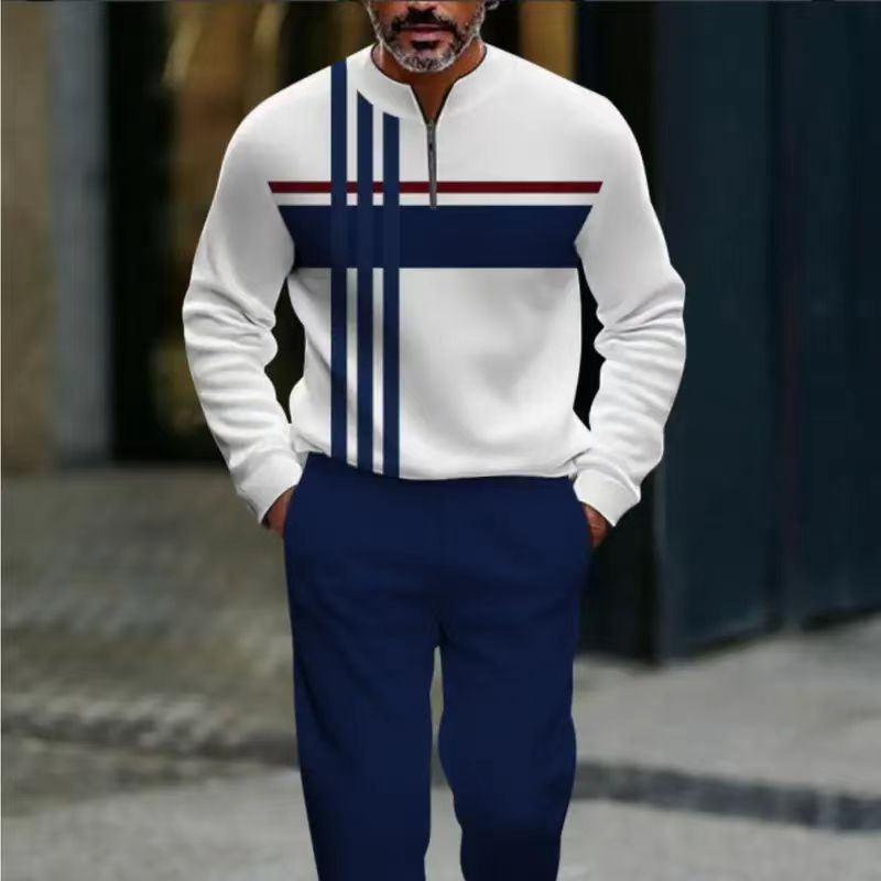 Thiago | Conjunto de Suéter Gráfico y Pantalón