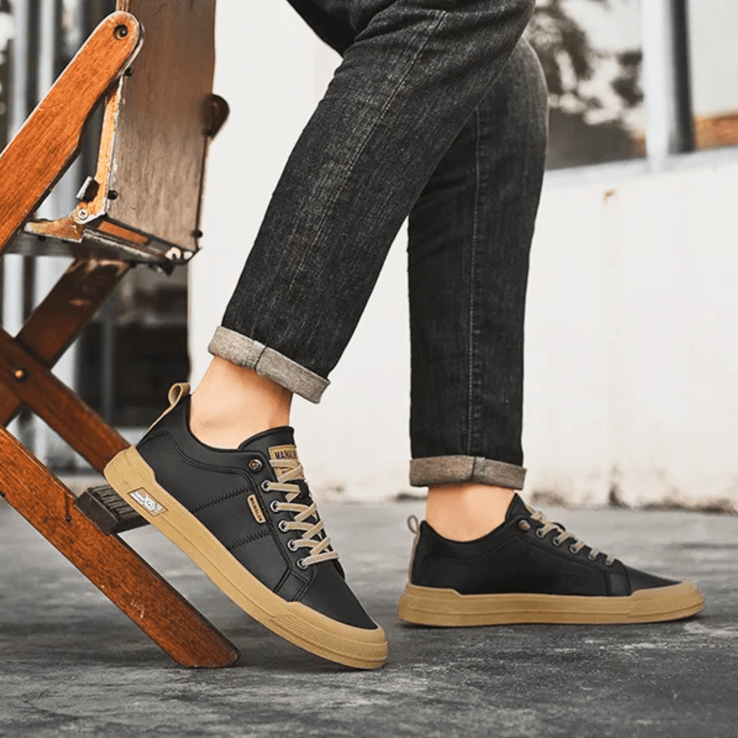 ZAPATILLAS DE CUERO HARRINGTON