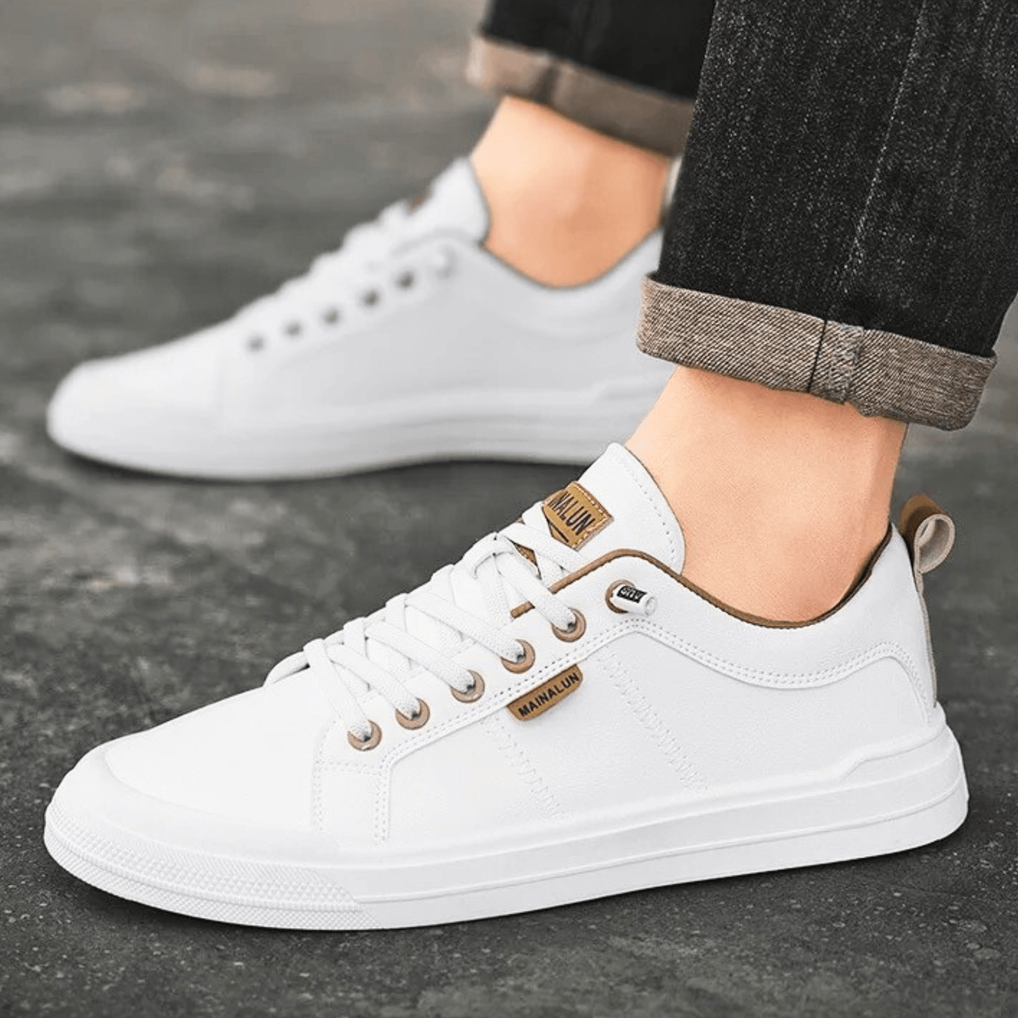 ZAPATILLAS DE CUERO HARRINGTON