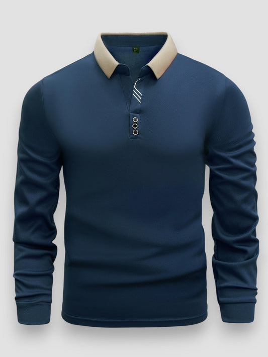POLO DE MANGAS LARGAS PARA HOMBRE