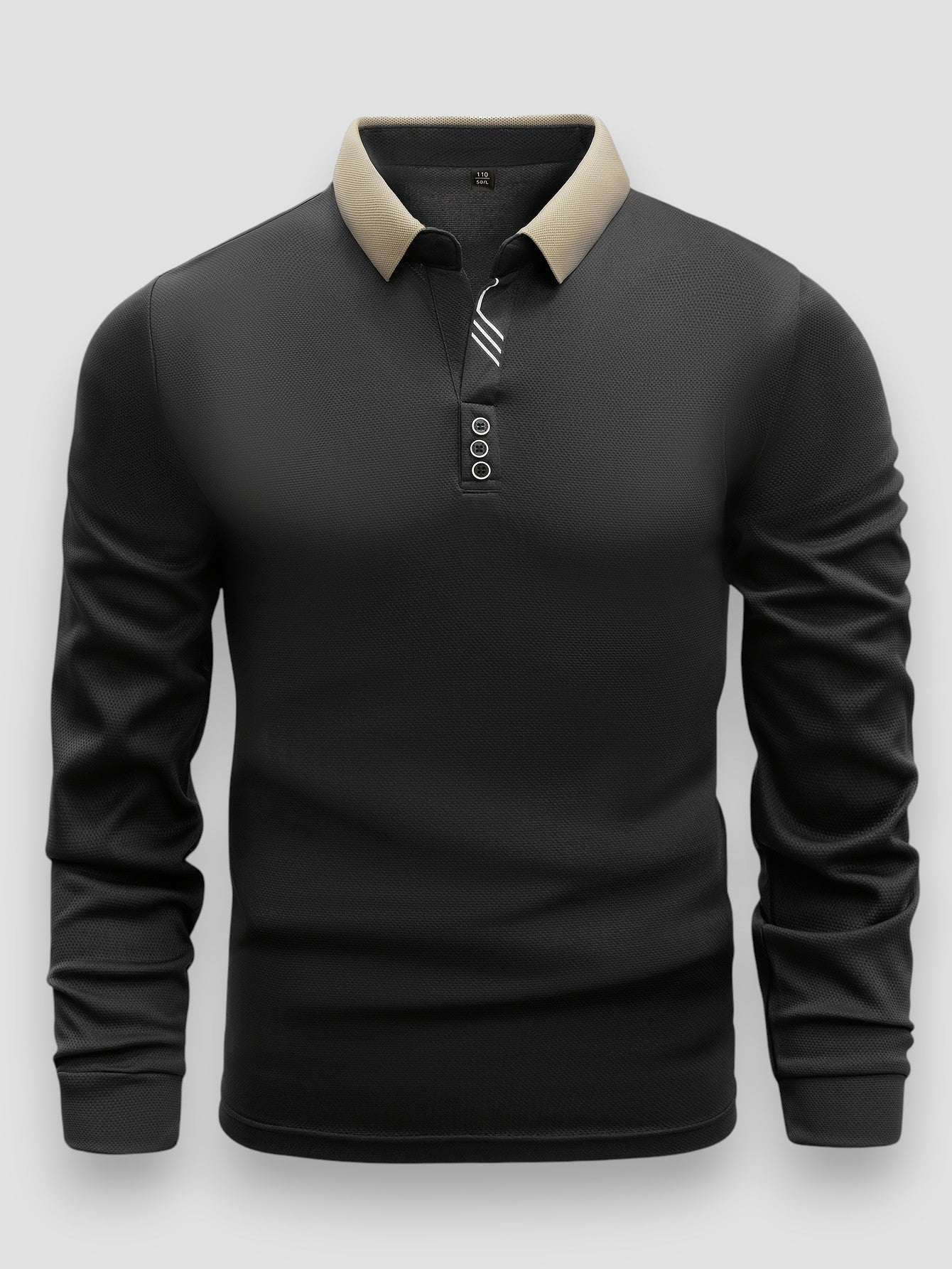 POLO DE MANGAS LARGAS PARA HOMBRE