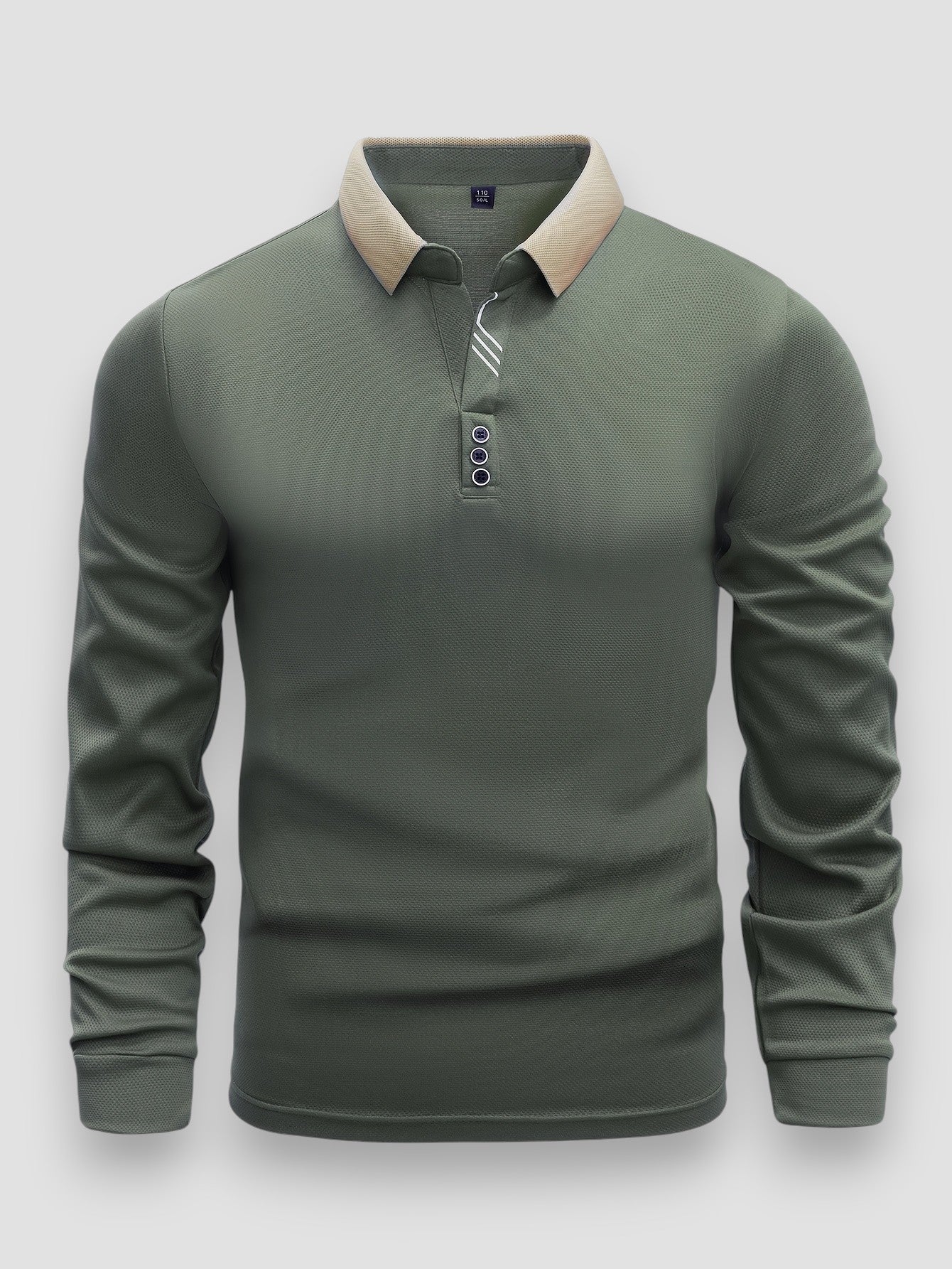 POLO DE MANGAS LARGAS PARA HOMBRE