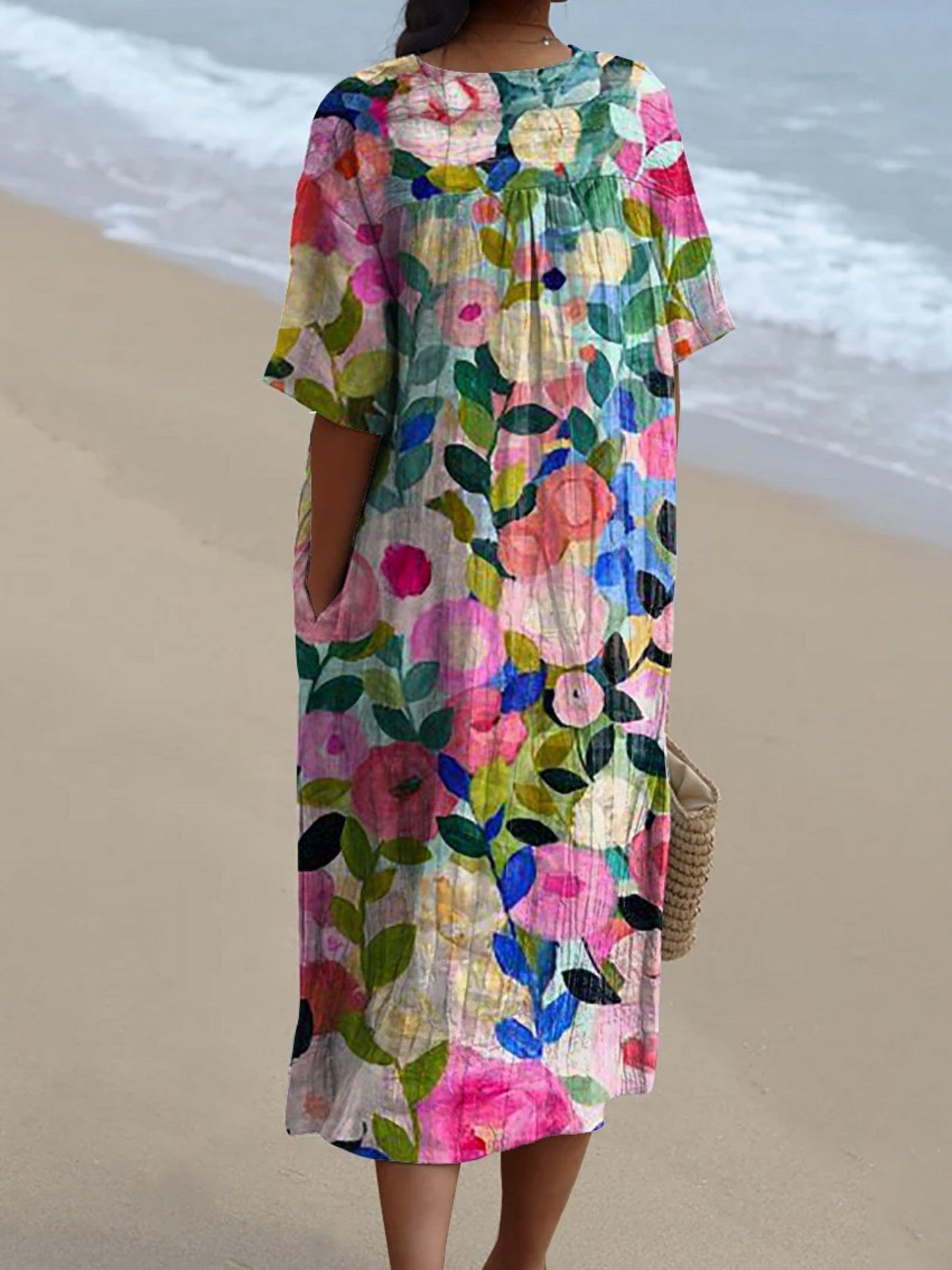 Vestido floral estilo vintage