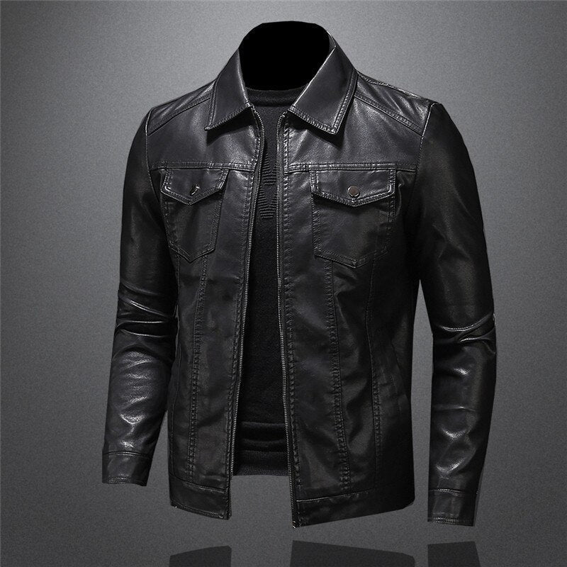 Alessandro – Chaqueta de cuero vegano con elegancia moderna